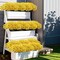 20 Bundles Artificial Flowers Outdoor UV Resistant Fake Yellow Summer (Yellow) 16.14"D x 2.7"W x 2.3"H